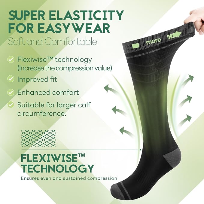 Bamboo Viscose Compression Socks - Image 3