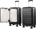 Checked Luggage Top Opening, FLT Expandable Polycarbonate Hard Shell Suitcase by LuggeXLUGGAGE