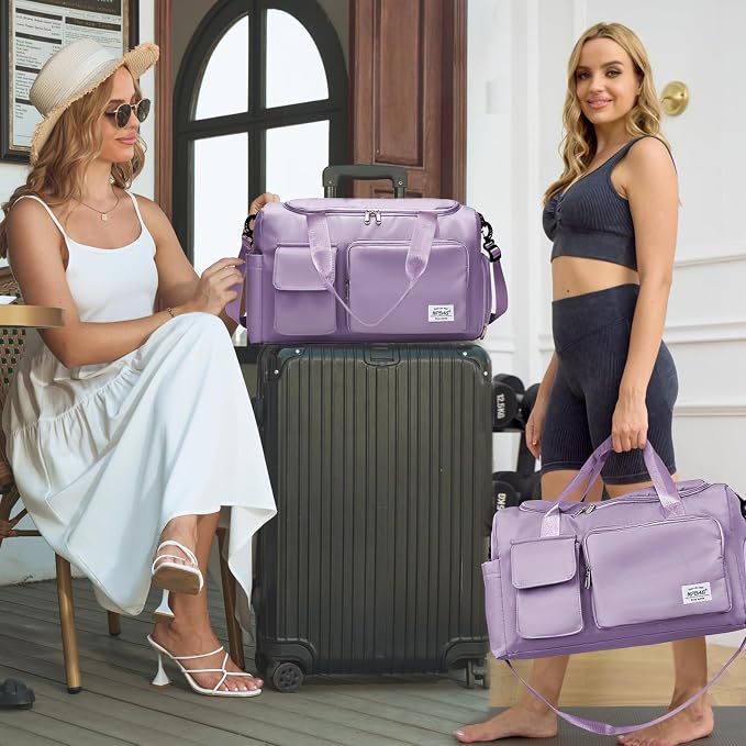 NPBAG Women Travel Duffel, Gym Workout Overnight Bag, Mommy Hospital Bag - Image 7