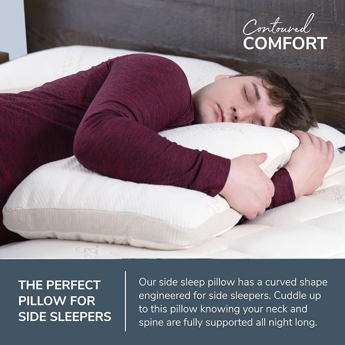 Naturepedic Organic Latex Side Sleeper Pillow - Image 2