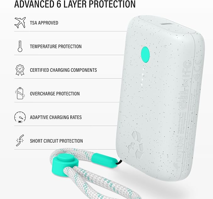 Nimble Champ Portable Charger, 000mAh Power Bank Fast Charging, 20W Dual USB-C - Image 6