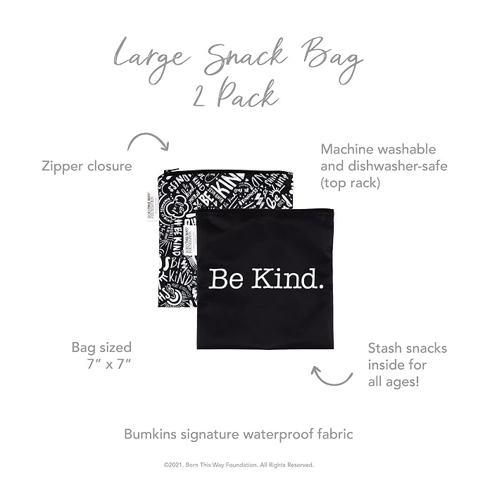 Bumkins Reusable Sandwich and Snack Bags, - Image 5