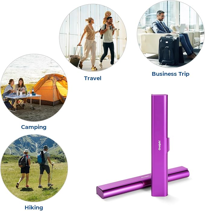 Aluminum Toothbrush Travel Case, Portable Travel Toothbrush Holder, Durable - Image 8