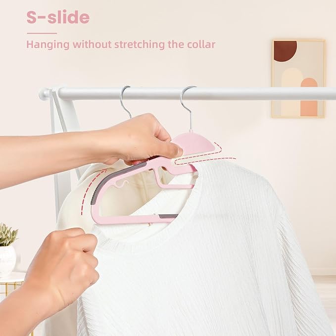 BAGAIL Plastic Hangers 50 Pack - Image 4