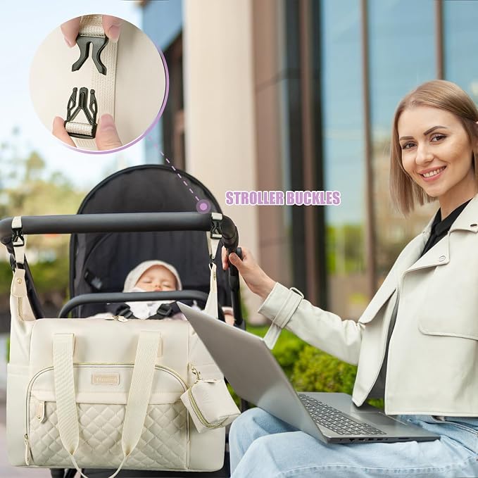 Tuwubi Diaper Bag Tote, Baby Diaper Bag - Image 6