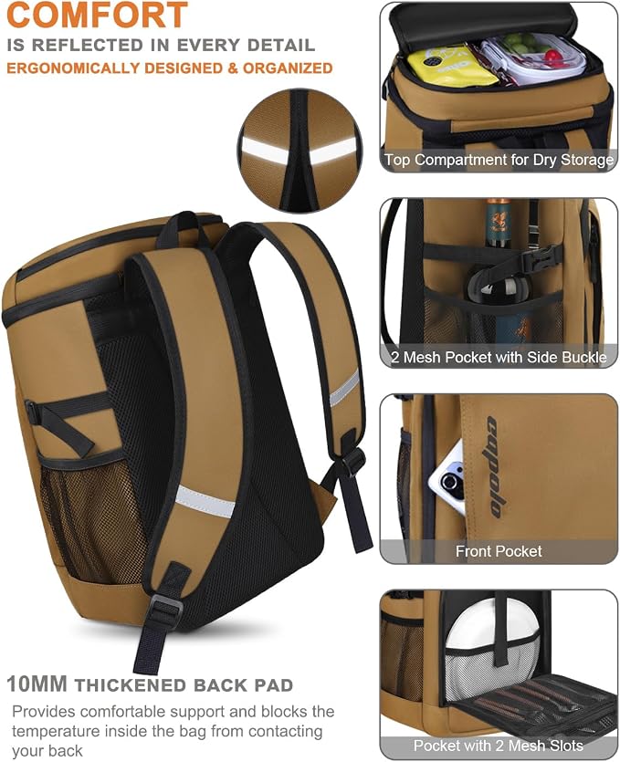 Capolo 36/45 Cans Cooler Backpack Insulated Waterproof - Image 5