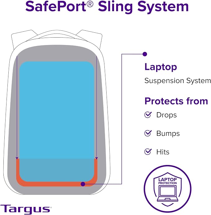 Targus Legend IQ Laptop Backpack Travel Backpack - Image 5