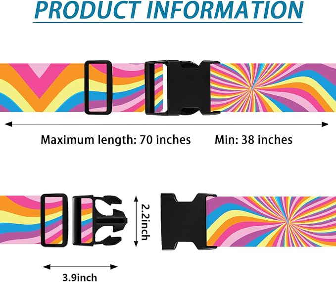 Luggage Straps for Suitcases TSA Approved, Luggage Identifiers for Suitcase - Image 2