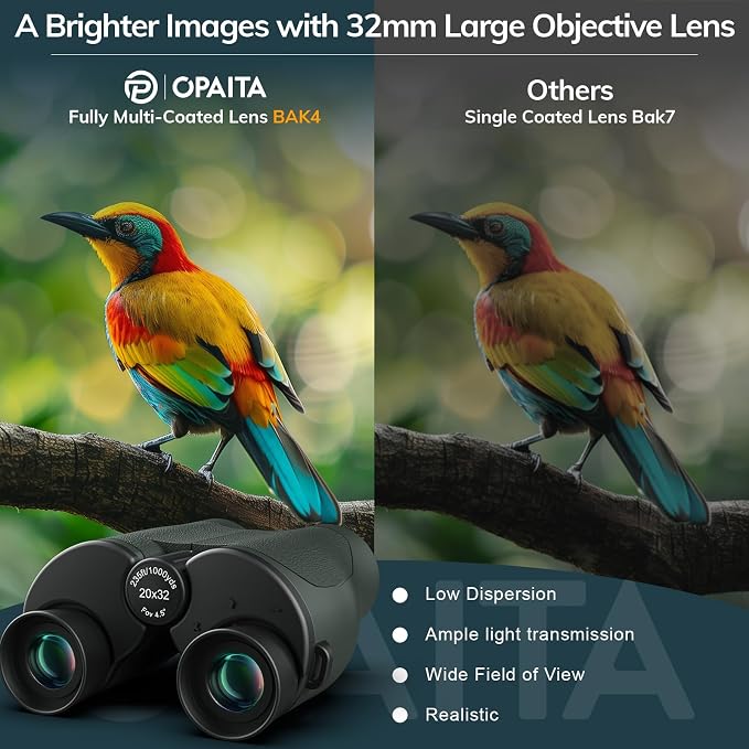 20x32 Compact Binoculars for Bird Watching - Image 3