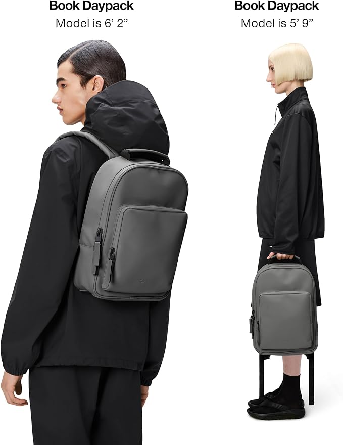 RAINS Regular Book Daypack, Laptop Bag, Waterproof, 2 Year Warranty - Image 3