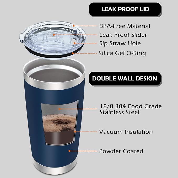20oz Tumbler Bulk Stainless Steel Tumblers - Image 3