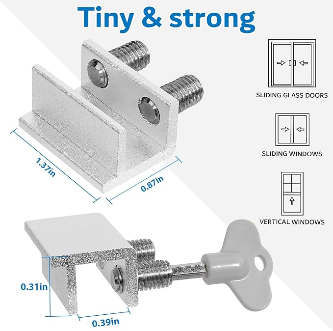 4 Sets Sliding Window Locks - Image 2