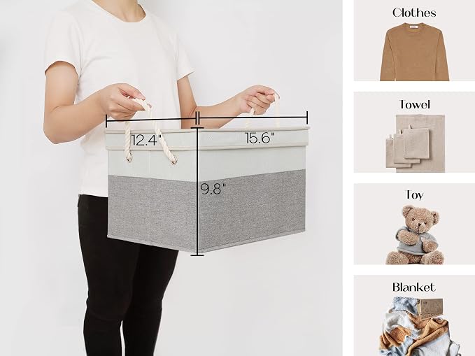 LoforHoney Home Fabric Storage Bins - Image 2