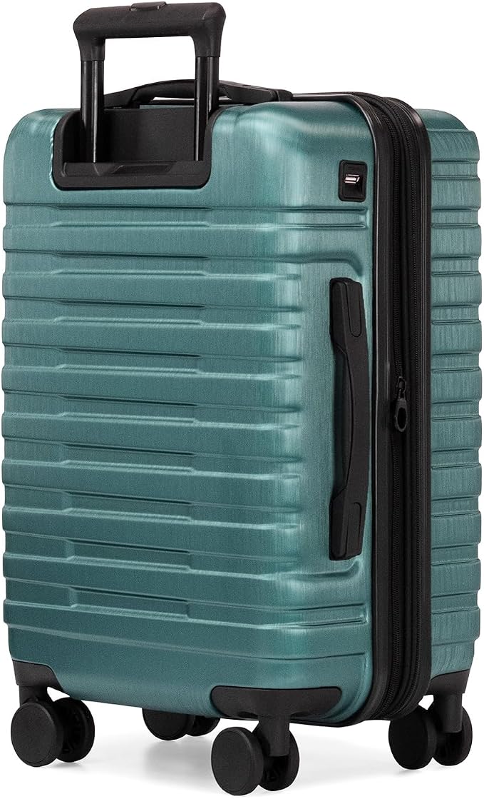 U.S. Traveler Boren Polycarbonate Hardside Rugged Travel Suitcase Luggage - Image 4