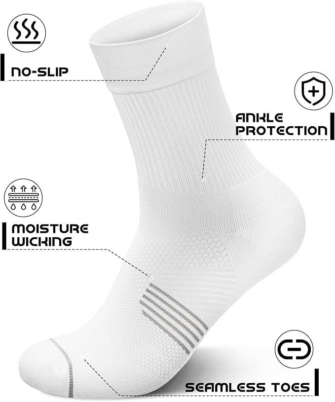 PAPLUS 3 Pairs Running Compression Socks - Image 2