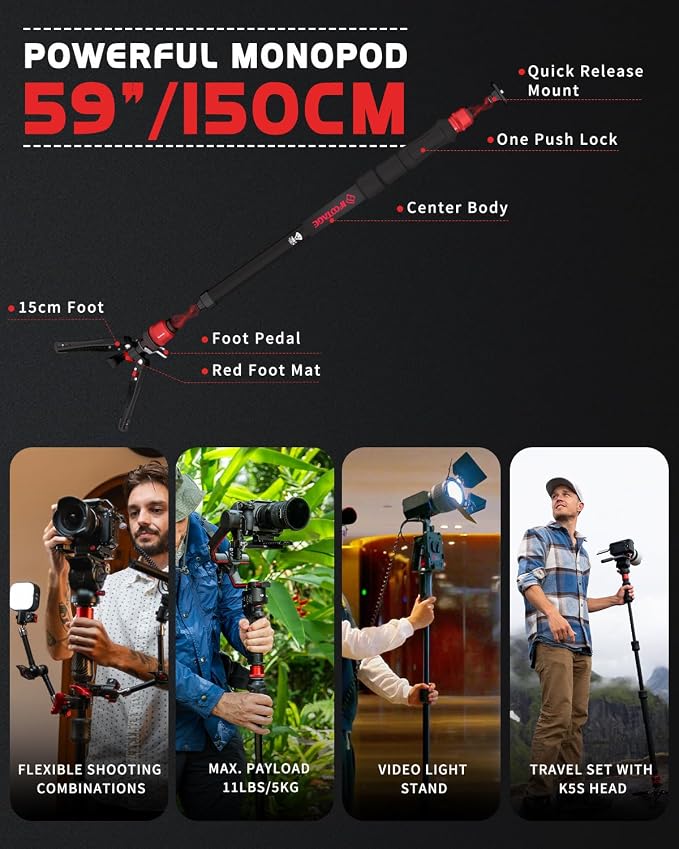 IFOOTAGE Cobra 3 Strike Monopod - Image 7