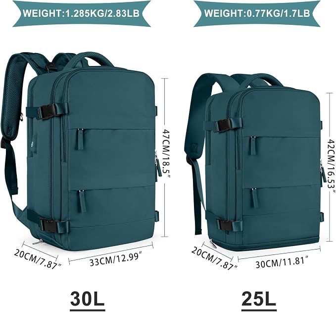 coowoz Travel Backpack For Women Men, Carry On Backpack, Hiking Backpack - Image 3
