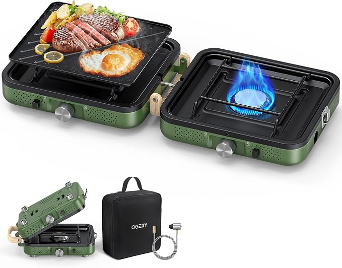 OGERY 2-Burner Foldable Camping Stove by OGERY
