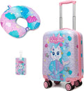 Cute Cat Kid’s Luggage Set 2 Piece Suitcase Set 16" Hardside Luggage by Homskiii