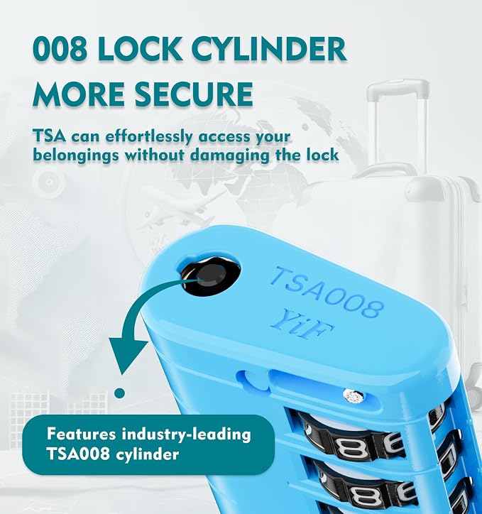 ANVIL 4 Digit Luggage Locks, TSA Locks - Image 2