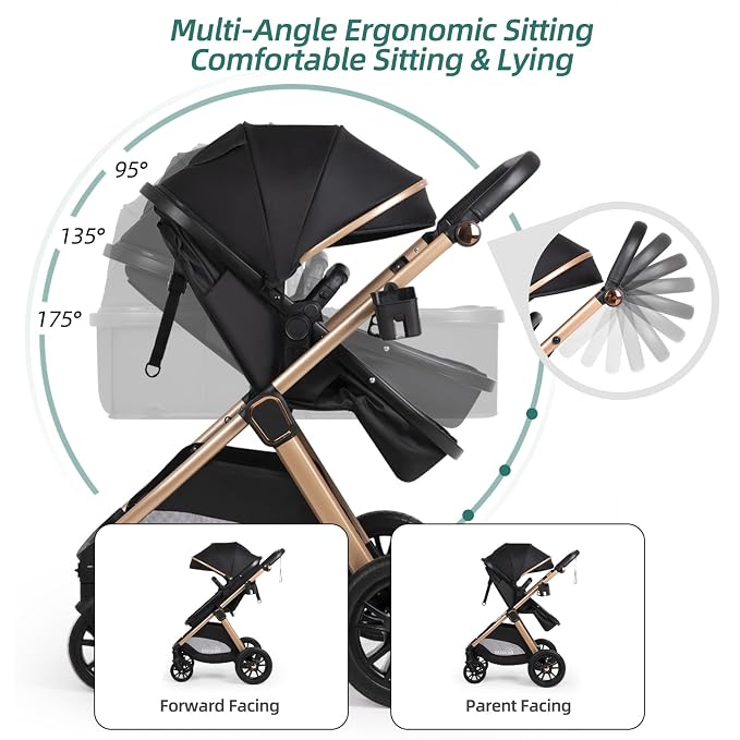 6-in-1 Convertible Baby Stroller - Image 5