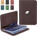ALLIVE Passport Holder for Travel, Genuine Leather Passport Holder by ALLIVE
