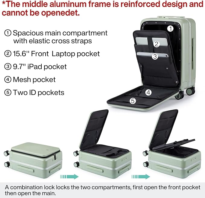 Hanke Grace Hard Shell Suitcases - Image 5