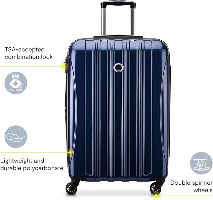 Delsey Luggage Aero 2 Piece Set Spinner Suitcase - Image 2