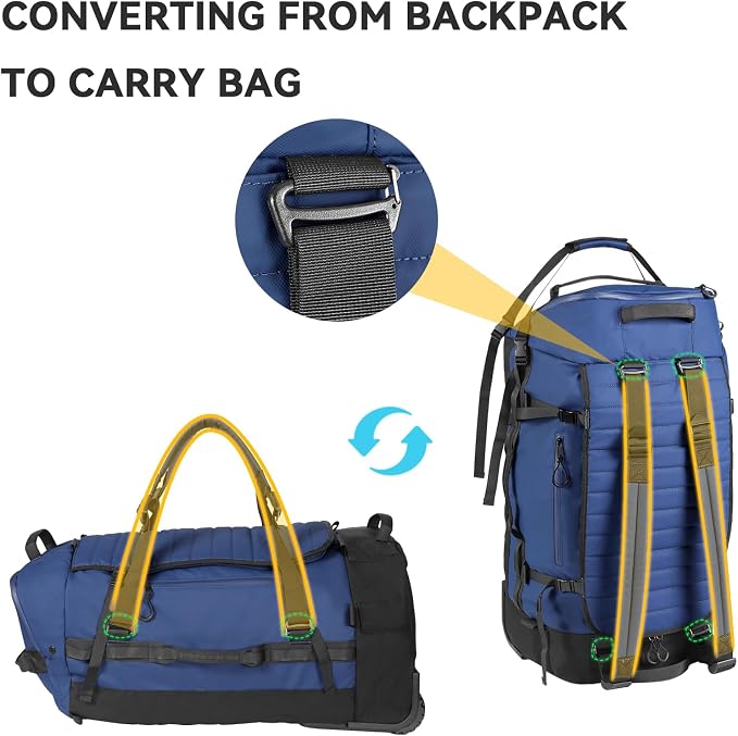 85L 29“ Foldable Rolling Backpack - Image 4