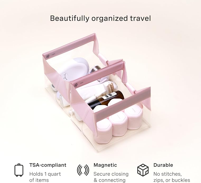 Cadence Parcel - Clear Dopp Kit - Durable and Leak-Resistant Travel Toiletry - Image 3