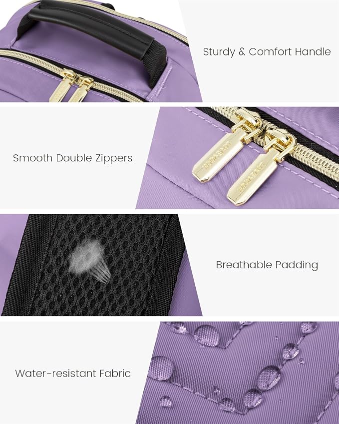 LOVEVOOK Laptop Backpack Purse for Women, Work Travel Computer Bags, College - Image 9
