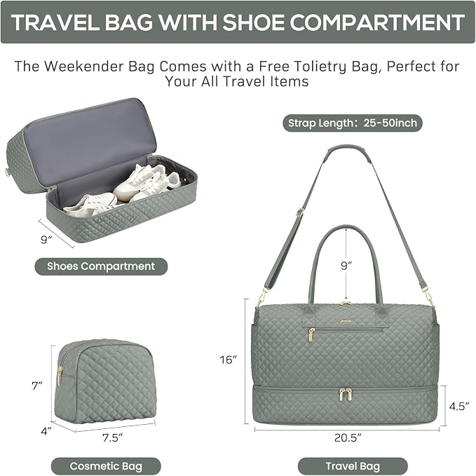 Travel Bag Weekender Bags for Women - Image 3