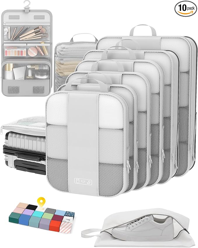10 Set Compression Packing Cubes by OlarHike