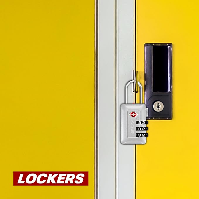 BV TSA Accepted Luggage Travel Lock, Set-Your-Own Combination Lock - Image 8