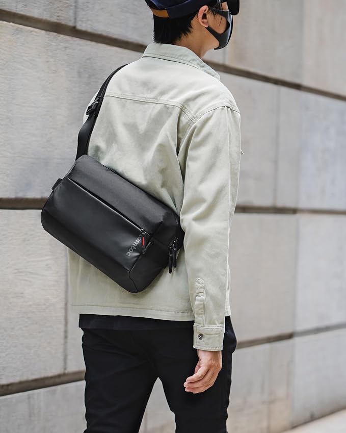 tomtoc Compact EDC Sling Bag, Minimalist Chest Shoulder Backpack Crossbody Bag - Image 2