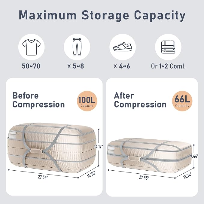 DIMJ Large Comforter Storage Bag - Image 4