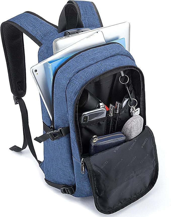 Tzowla Business Laptop Backpack Anti-Theft Backpack - Image 2