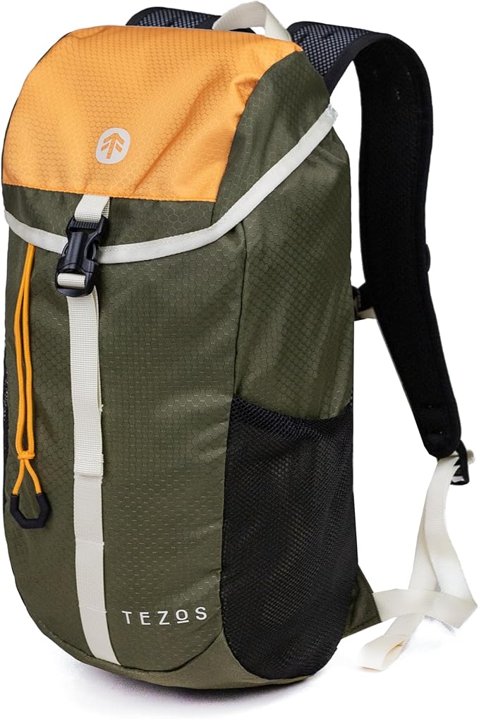 Jadyn Tezos Juniper Daypack, Lightweight Hiking Backpack and Hydration Pack by Jadyn