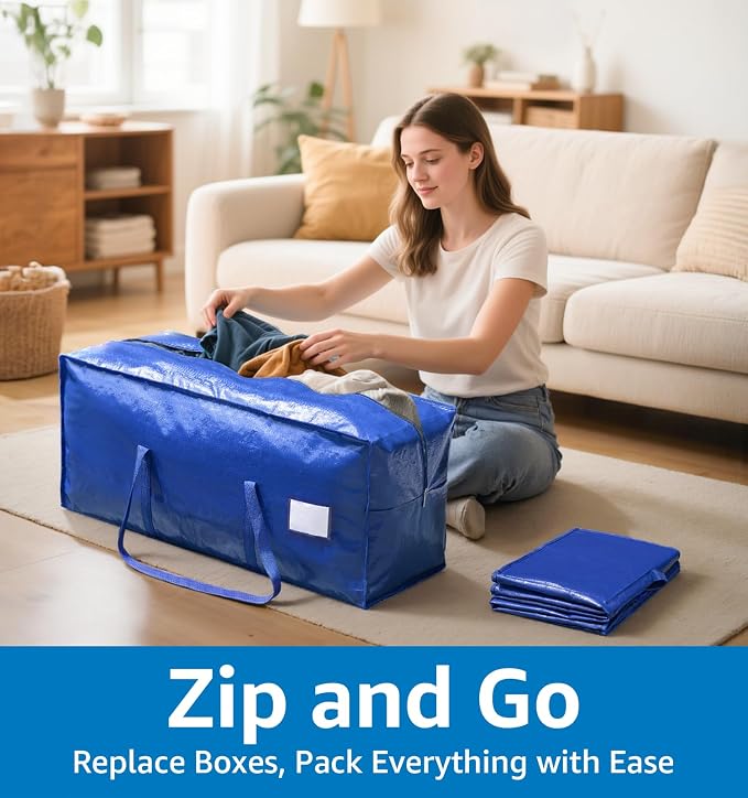 6 Pack Heavy Duty Moving Bags - Image 3