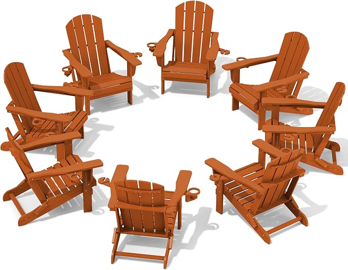 SERWALL Adirondack Chair with Cup Holders by SERWALL