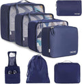 BAGAIL 8 Set Packing Cubes Luggage Packing Organizers by BAGAIL