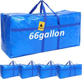 4 Pcs 66 Gallon Large Moving Bags by Clysee