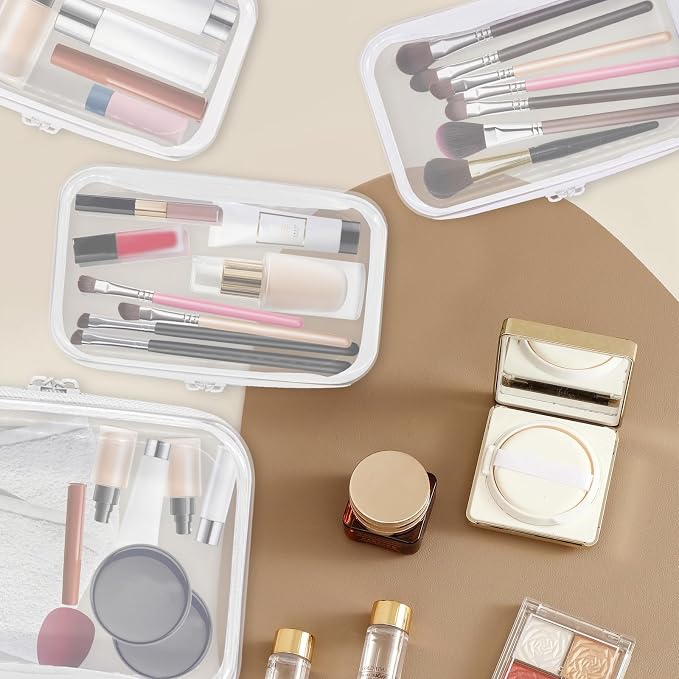4PCS Clear Hard Zipper Case - Image 3