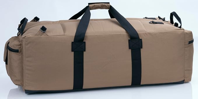 Large Military Duffle Bag Tactical Gear Load Out Bag Deployment Cargo Bag - Image 4
