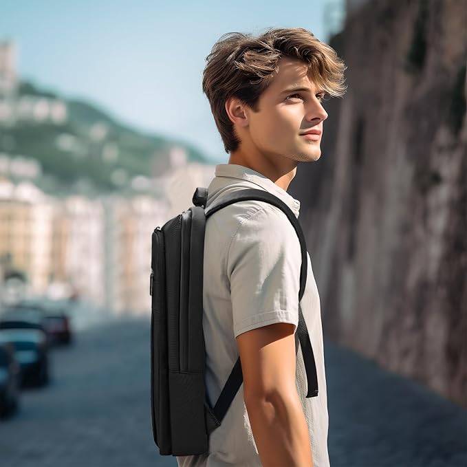 Backpack for Men Women Lightweight Business Laptop Backpack for 15.6 Inch - Image 3