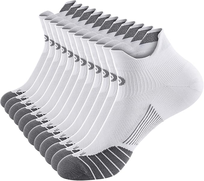 PAPLUS Ankle Compression Sock for Men and Women 2/4/6 Pairs, Low Cut by PAPLUS