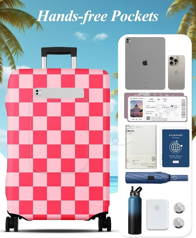 Slohif Luggage Cover for Suitcase Tsa Approved Protector - Image 3