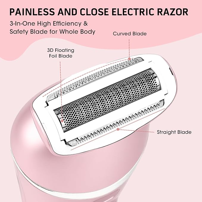 Electric Shavers for Women, 7 in 1 Hair Removal Kit - Image 3