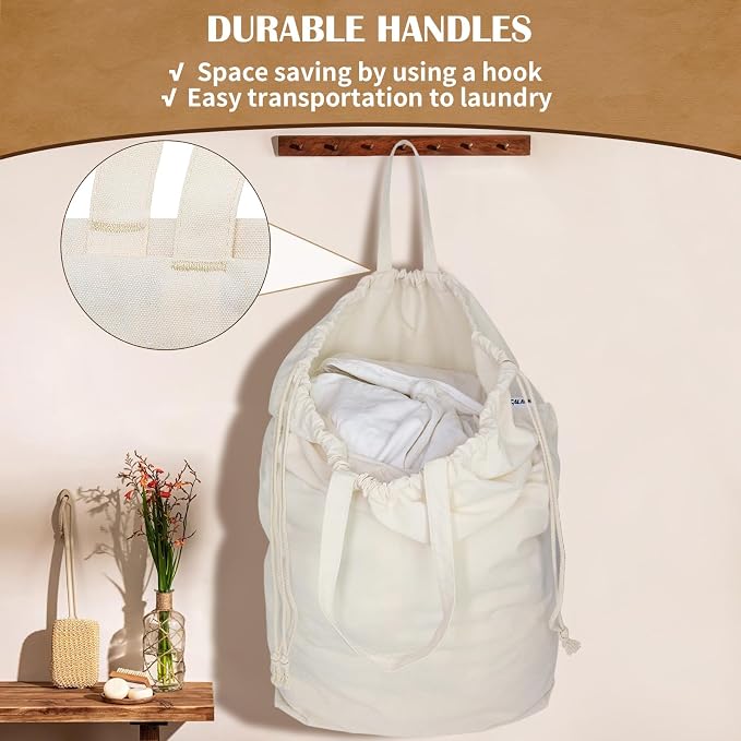 Canvas Laundry Bags 18x18in - Image 4