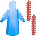 Bruvoalon 6 & 20 Pack Disposable Rain Ponchos by Bruvoalon